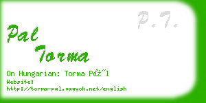 pal torma business card